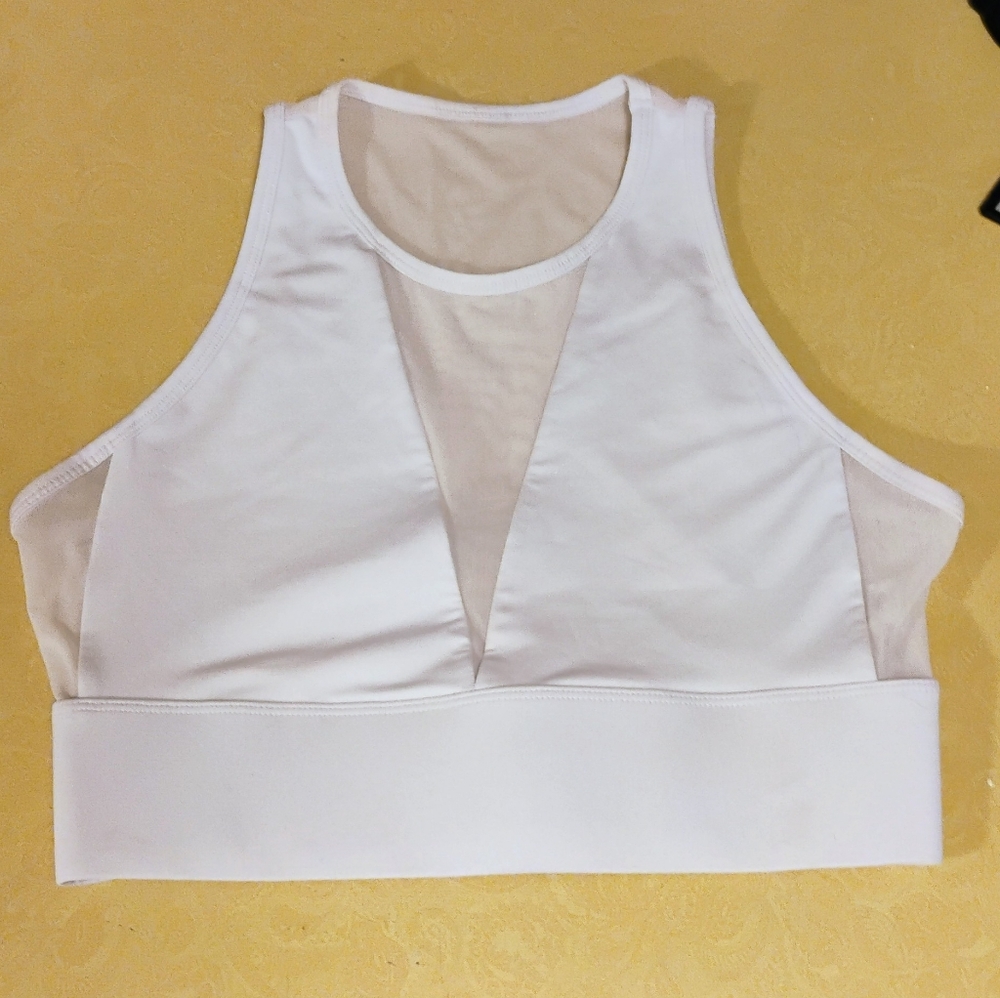 FABLETICS WHITE SPORTS BRA
